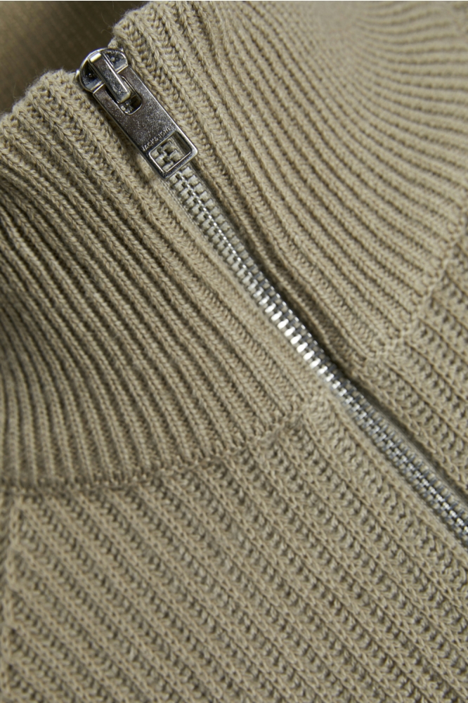 JJPANNEL KNIT HALF ZIP AW25 12278919 Crockery